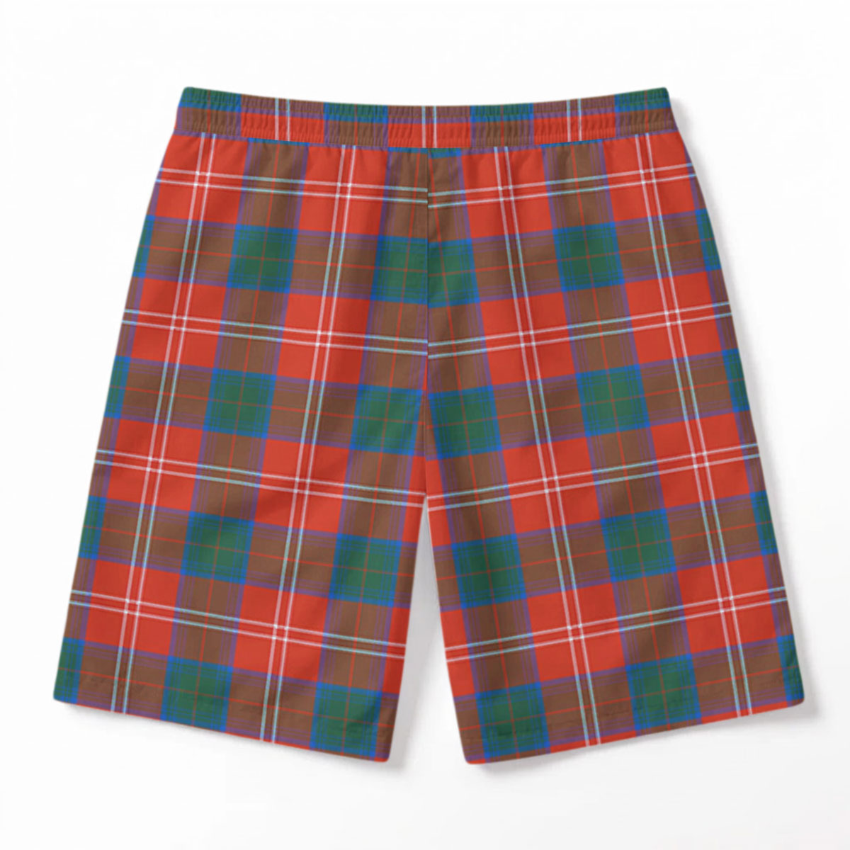 Chisholm Ancient Tartan Crest Men's Beach Shorts
