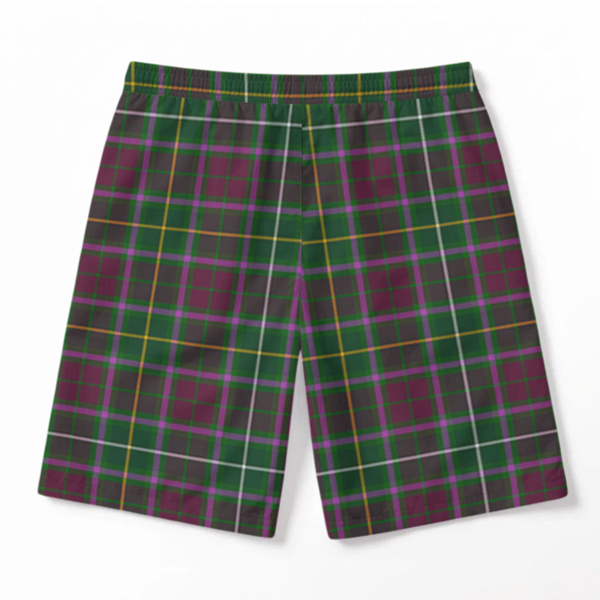 Crosbie Tartan Crest Men's Beach Shorts
