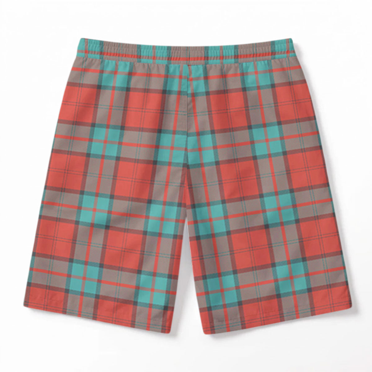 Dunbar Ancient Tartan Crest Men's Beach Shorts
