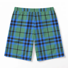 Falconer Tartan Crest Men's Beach Shorts