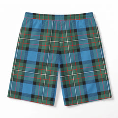 Fergusson Ancient Tartan Crest Men's Beach Shorts