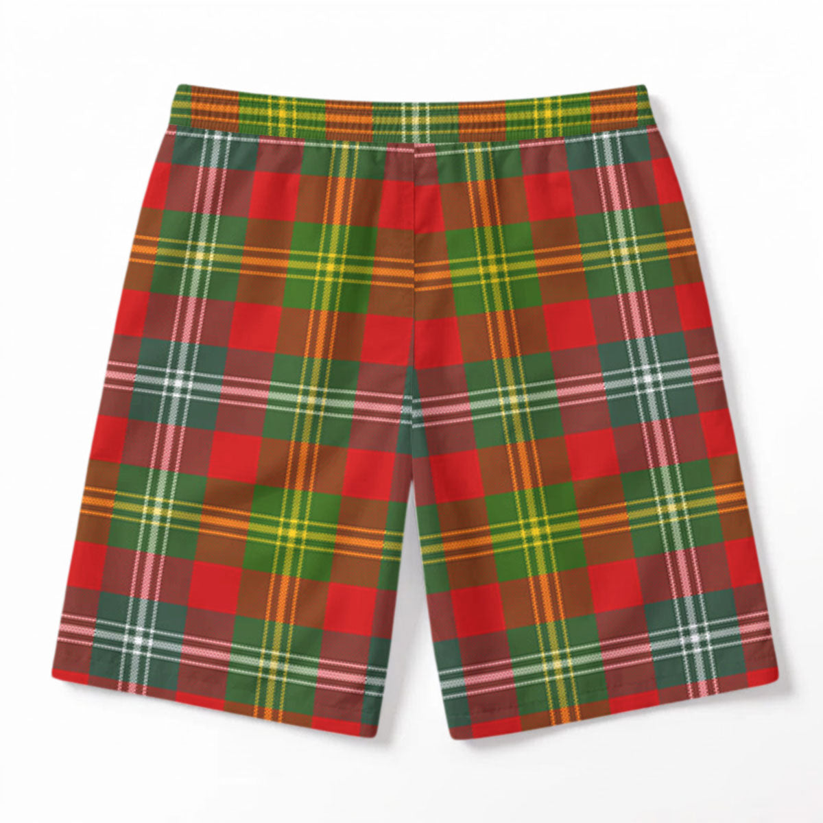 Forrester Tartan Crest Men's Beach Shorts