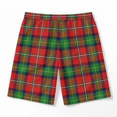 Fullerton Tartan Crest Men's Beach Shorts