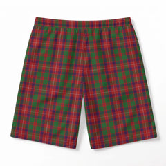 Ged Tartan Crest Men's Beach Shorts