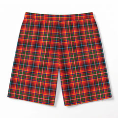Innes Modern Tartan Crest Men's Beach Shorts