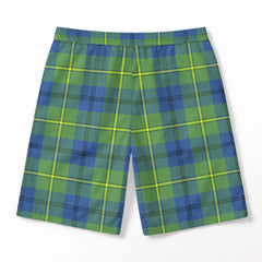 Johnstone Ancient Tartan Crest Men's Beach Shorts