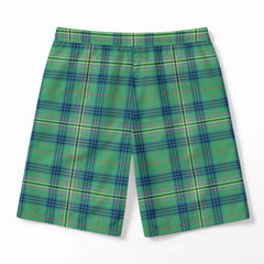 Kennedy Ancient Tartan Crest Men's Beach Shorts