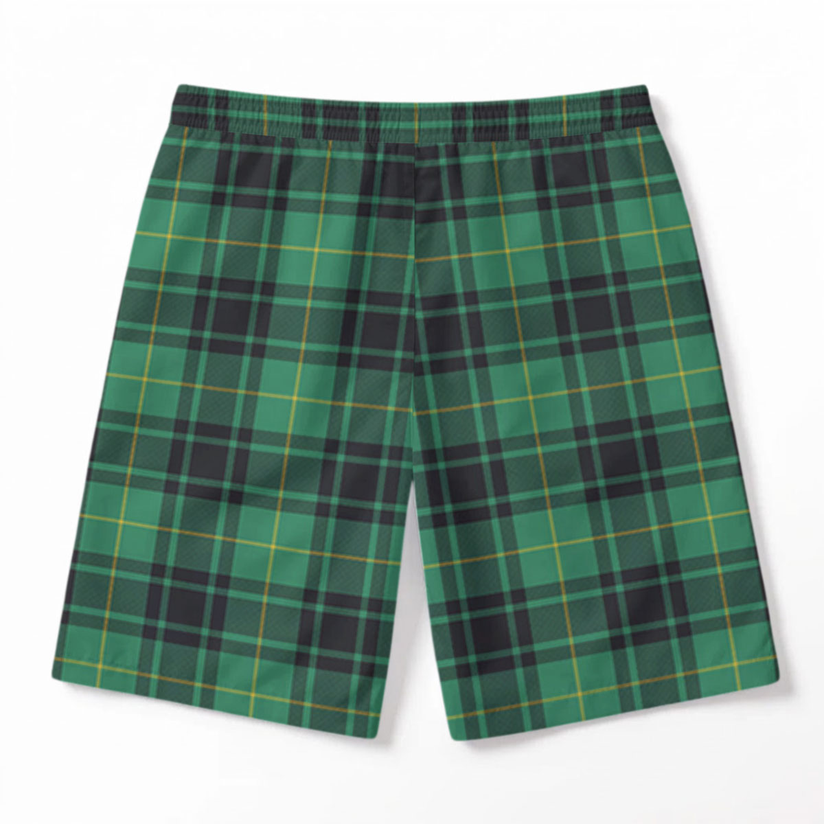 MacArthur Ancient Tartan Crest Men's Beach Shorts