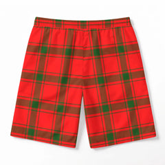 MacDonald of Sleat Tartan Crest Men's Beach Shorts