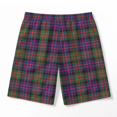 MacDonnell of Glengarry Modern Tartan Crest Men's Beach Shorts