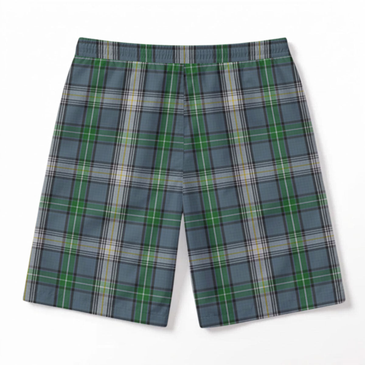 MacDowall Tartan Crest Men's Beach Shorts