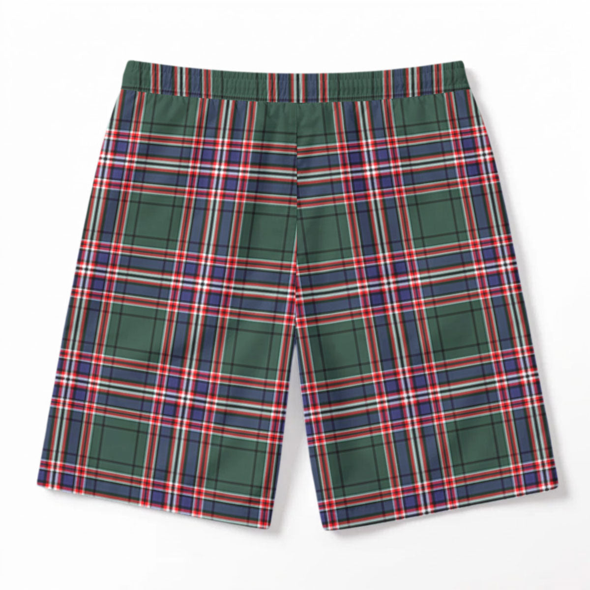 MacFarlane Hunting Modern Tartan Crest Men's Beach Shorts