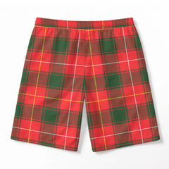 MacFie Tartan Crest Men's Beach Shorts