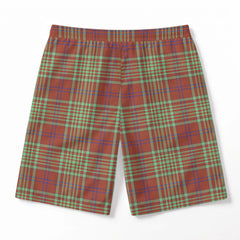 MacGillivray Hunting Ancient Tartan Crest Men's Beach Shorts