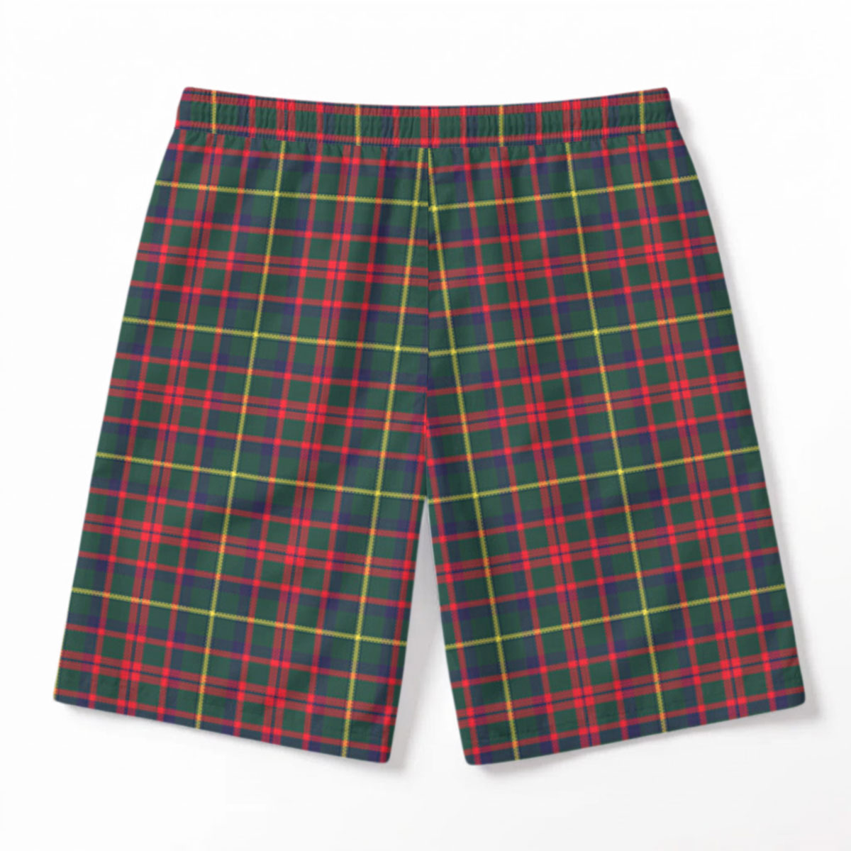 MacIntosh Hunting Modern Tartan Crest Men's Beach Shorts