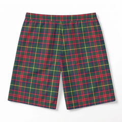 MacIntosh Hunting Modern Tartan Crest Men's Beach Shorts