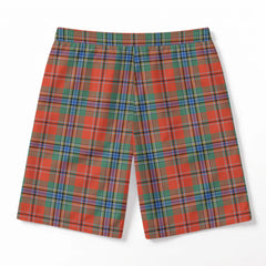MacLean of Duart Ancient Tartan Crest Men's Beach Shorts