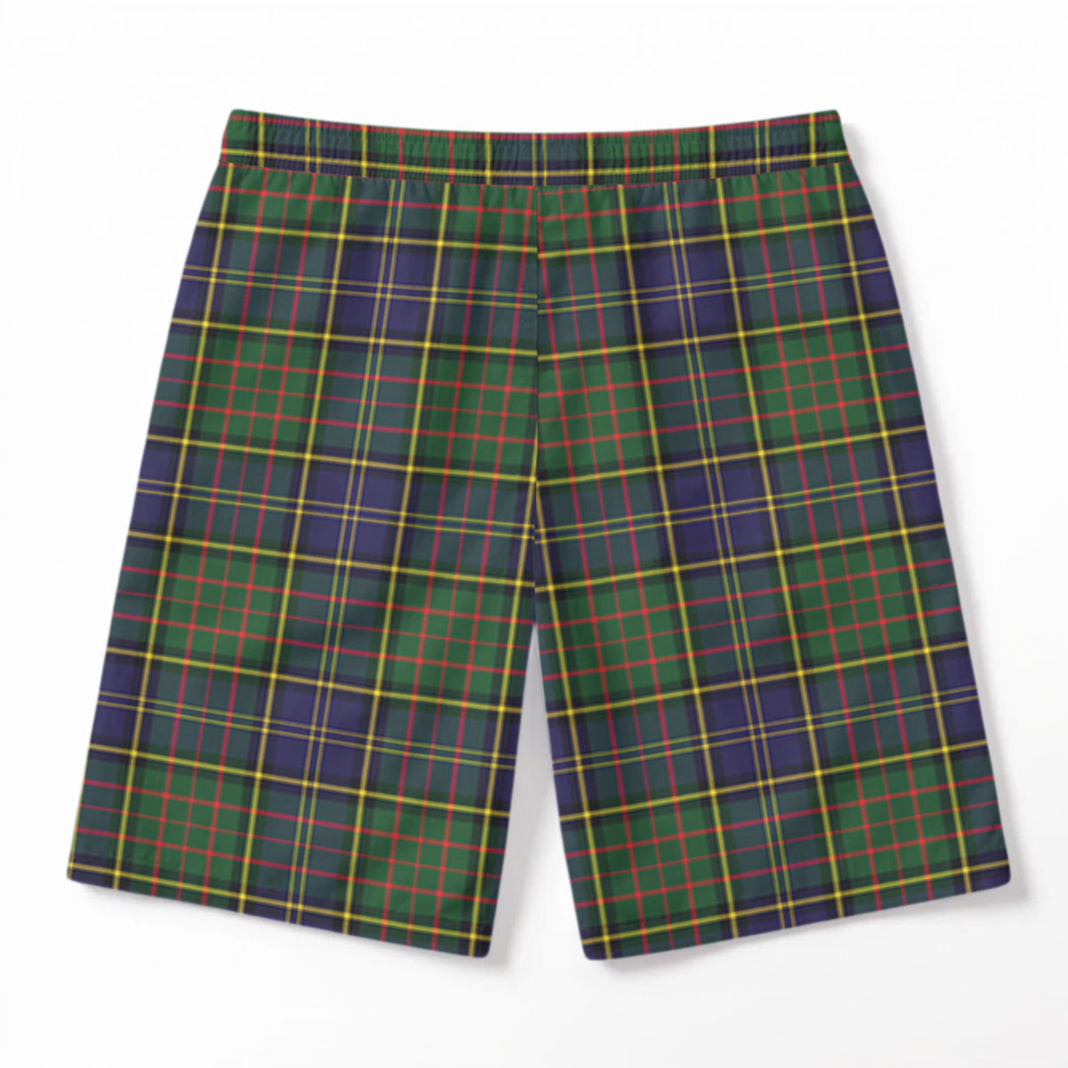 MacMillan Hunting Modern Tartan Crest Men's Beach Shorts