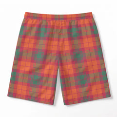 MacNab Ancient Tartan Crest Men's Beach Shorts