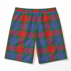 Mar Tartan Crest Men's Beach Shorts