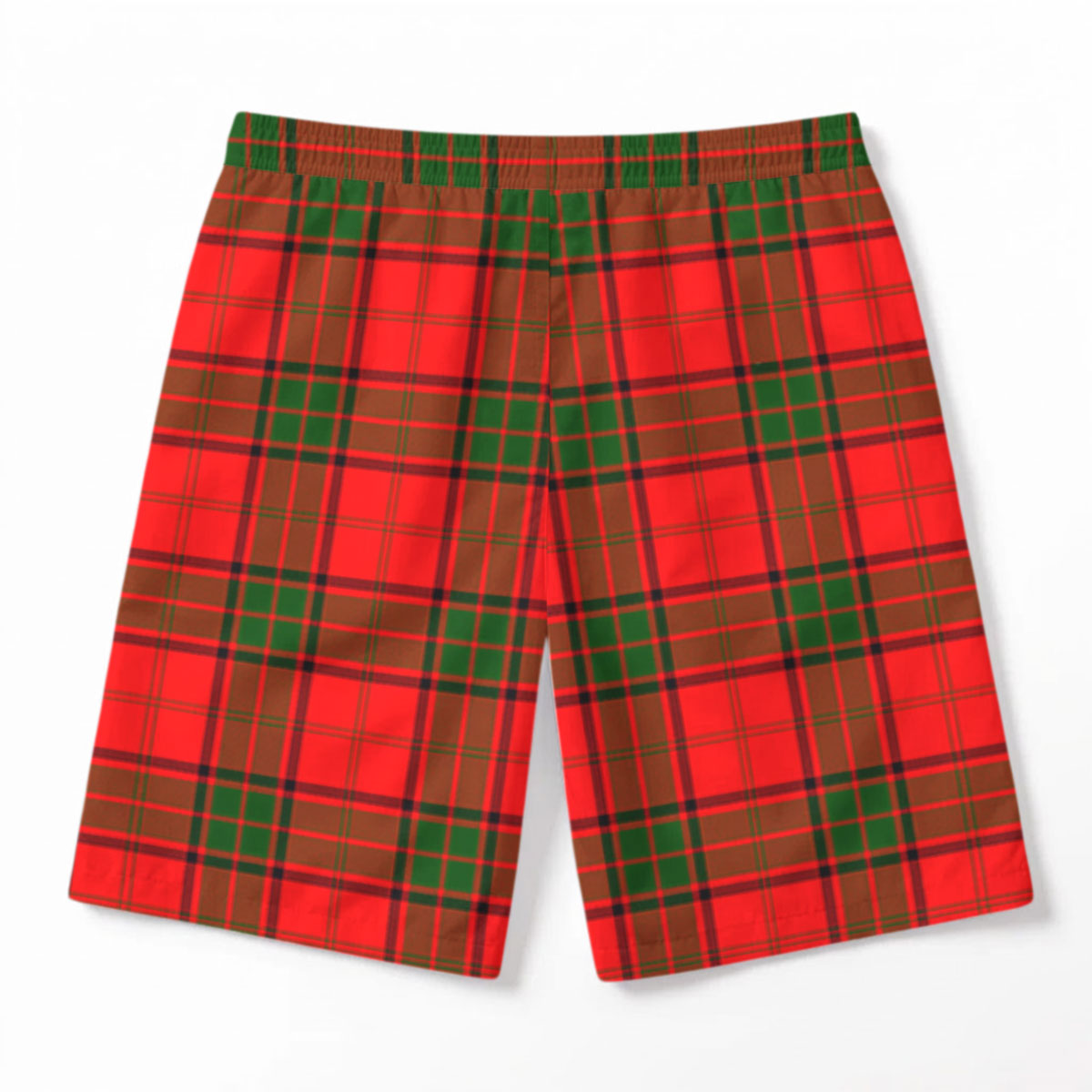 Maxtone Tartan Crest Men's Beach Shorts