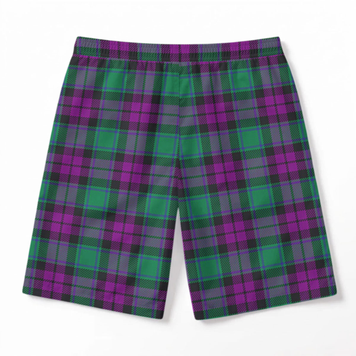 McArthur - Milton Tartan Crest Men's Beach Shorts