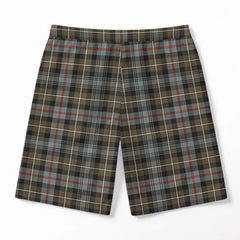 McKenzie Weathered Tartan Crest Men's Beach Shorts