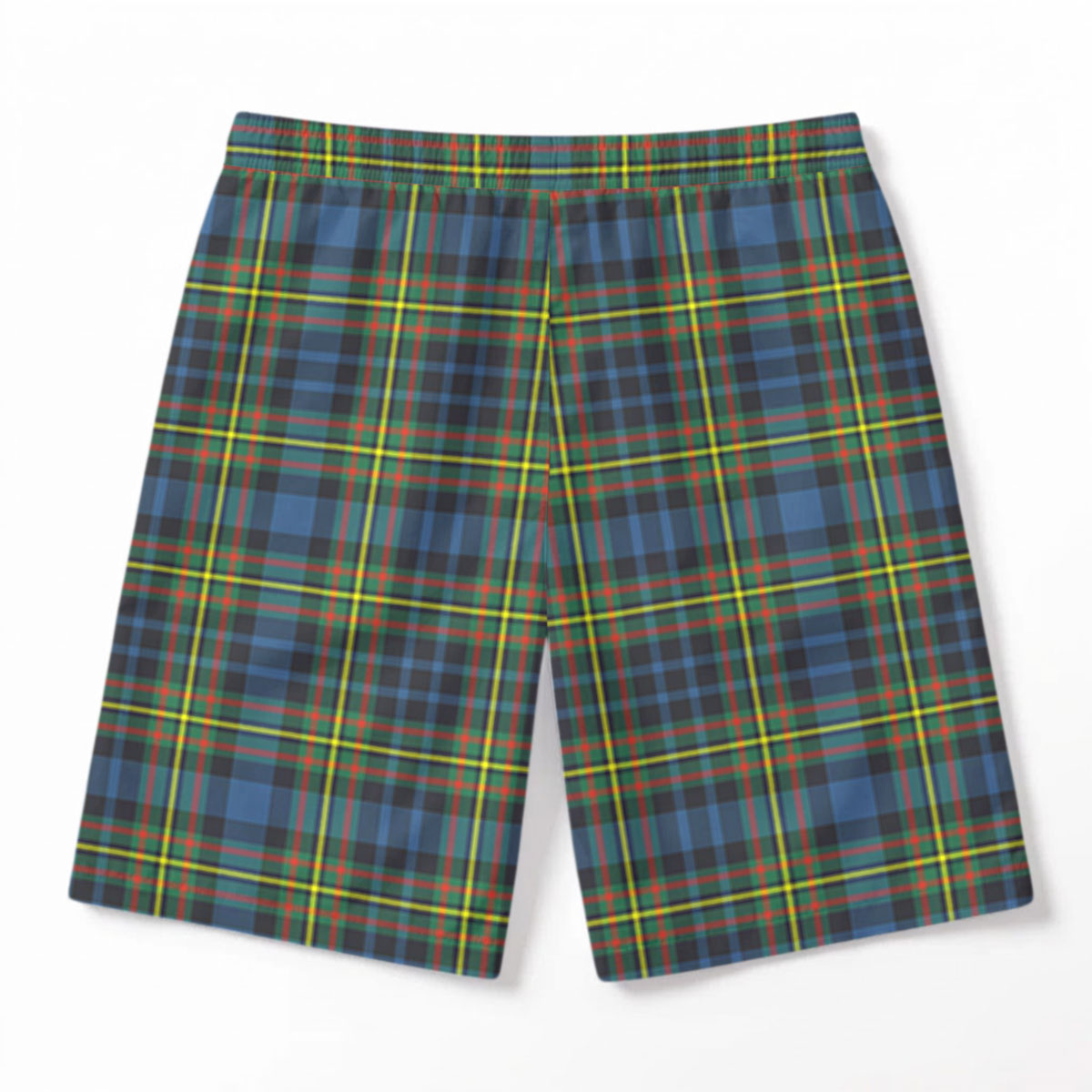 McLellan Ancient Tartan Crest Men's Beach Shorts