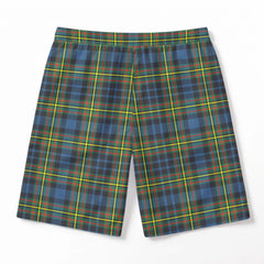 McLellan Ancient Tartan Crest Men's Beach Shorts
