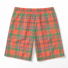 Munro Ancient Tartan Crest Men's Beach Shorts