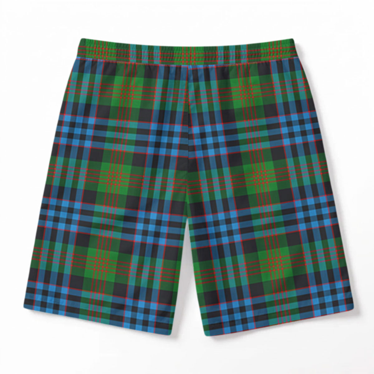 Newlands Tartan Crest Men's Beach Shorts