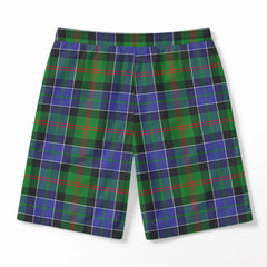 Paterson Tartan Crest Men's Beach Shorts