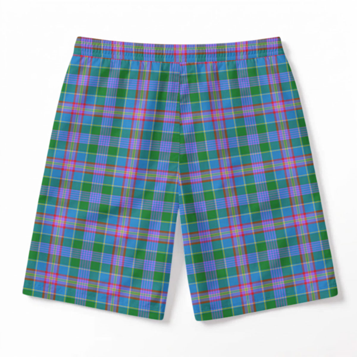 Ralston Tartan Crest Men's Beach Shorts
