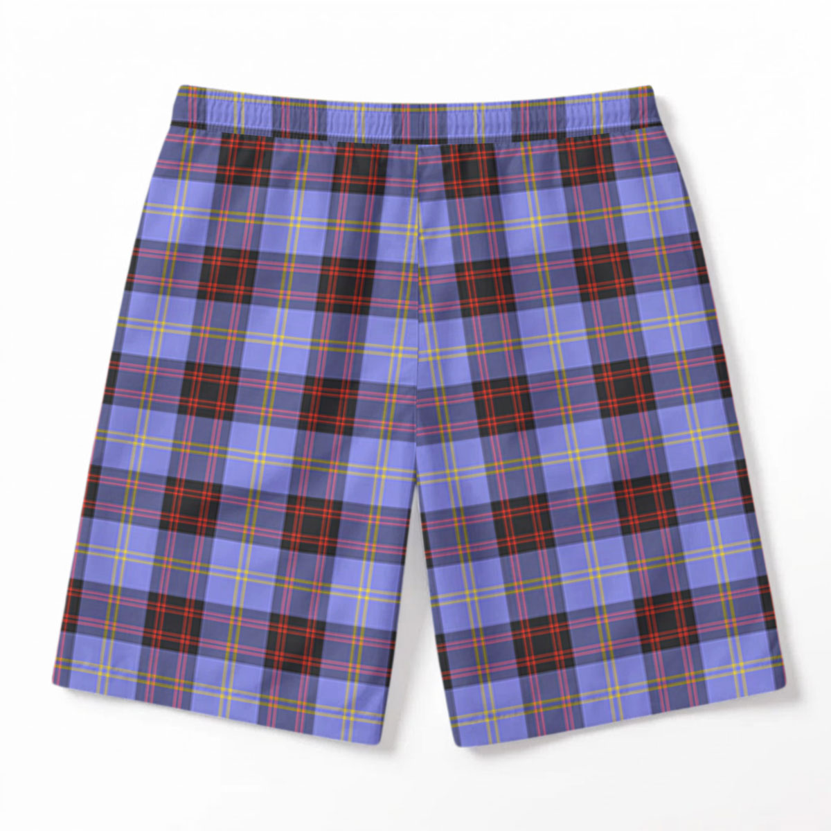 Rutherford Tartan Crest Men's Beach Shorts