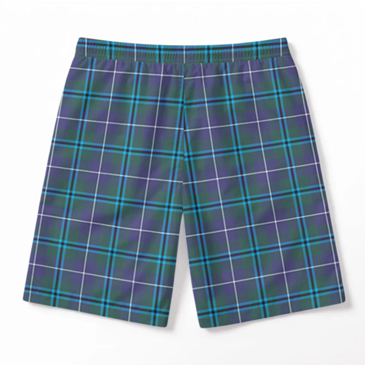 Sandilands Tartan Crest Men's Beach Shorts