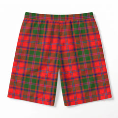 Stewart of Appin Modern Tartan Crest Men's Beach Shorts
