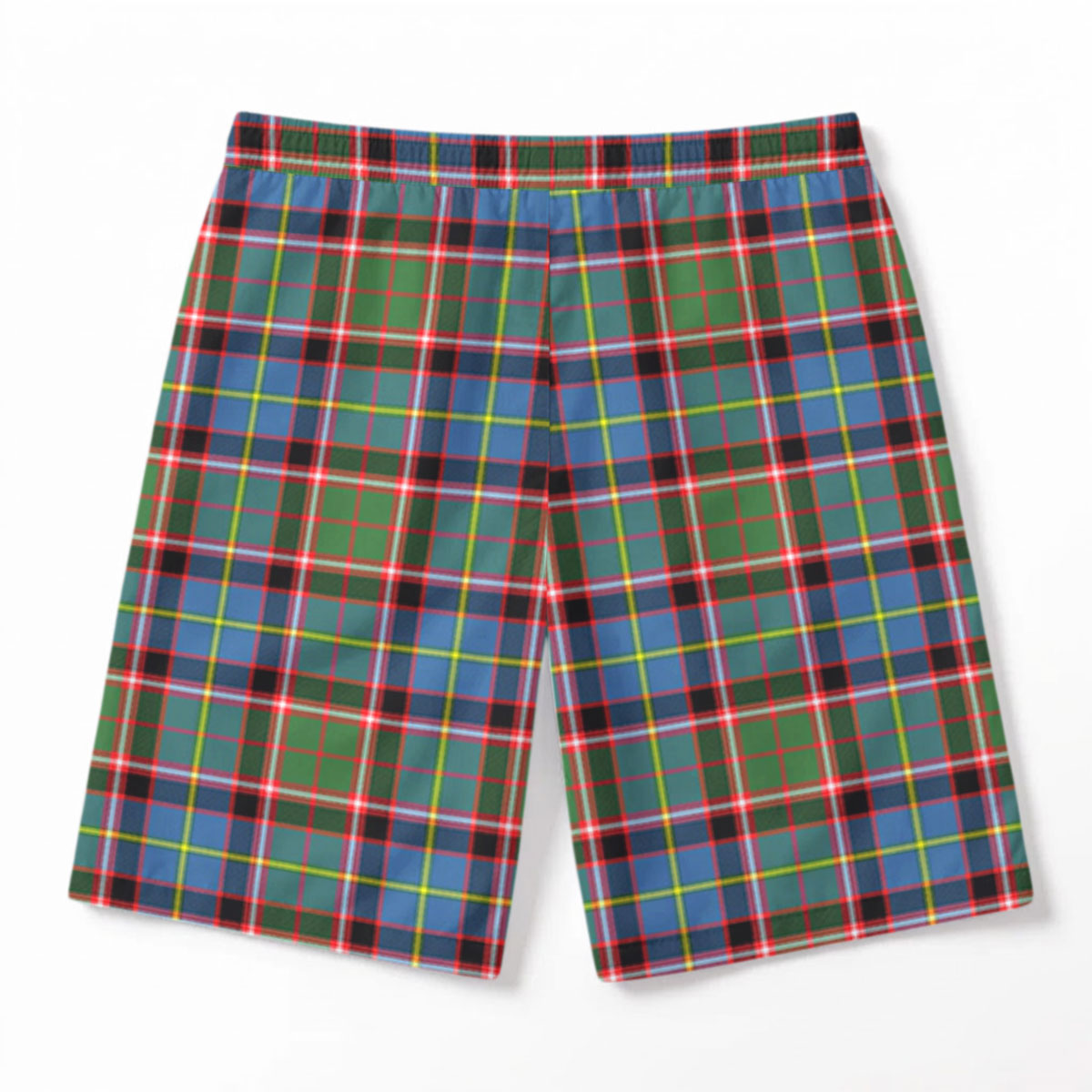 Stirling (of Cadder-Present Chief) Tartan Crest Men's Beach Shorts