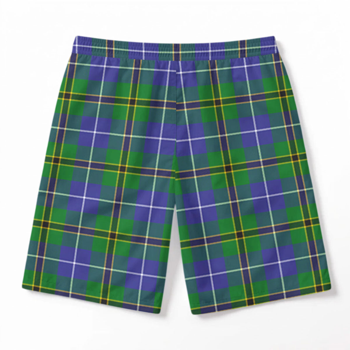 Turnbull Hunting Tartan Crest Men's Beach Shorts