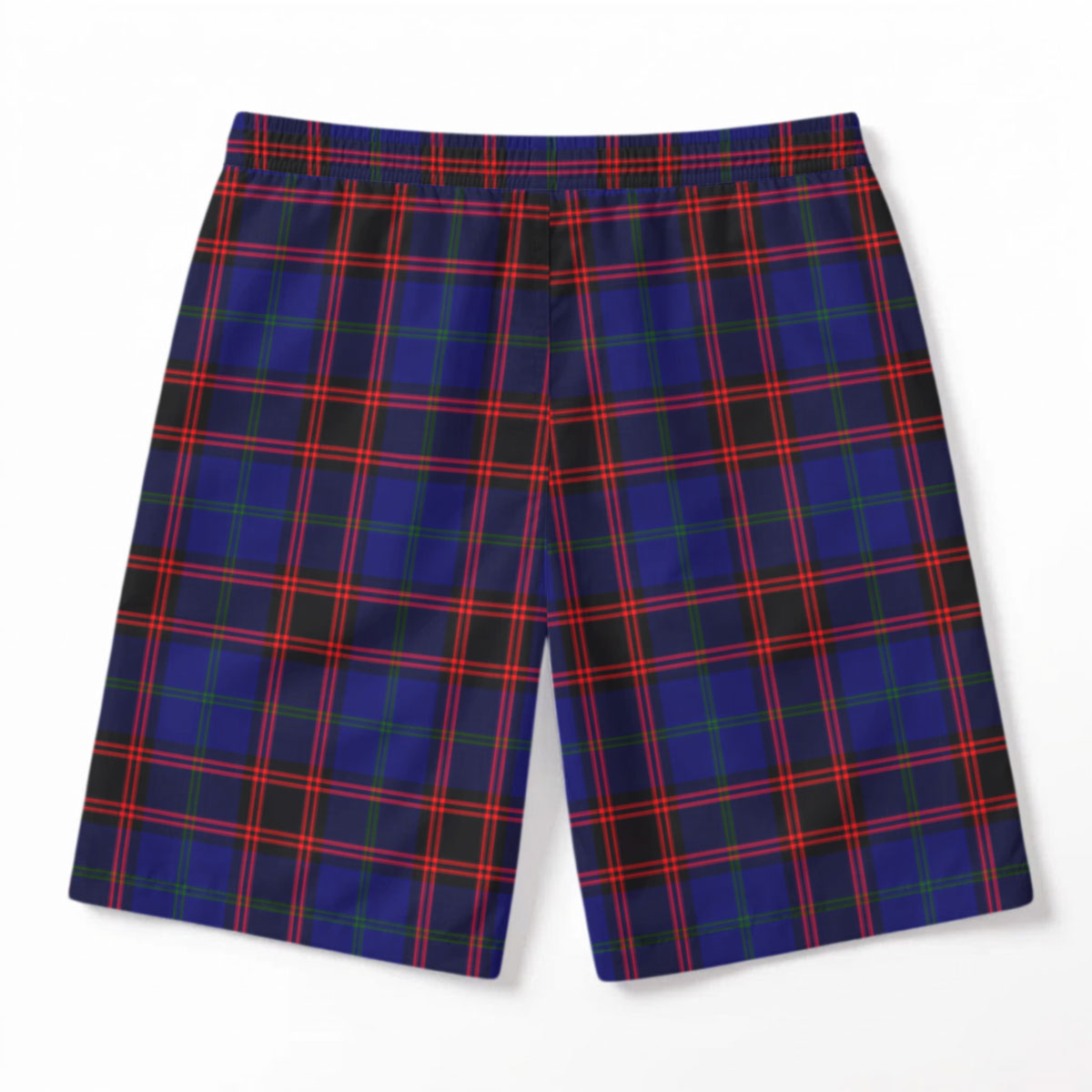 Wedderburn Tartan Crest Men's Beach Shorts