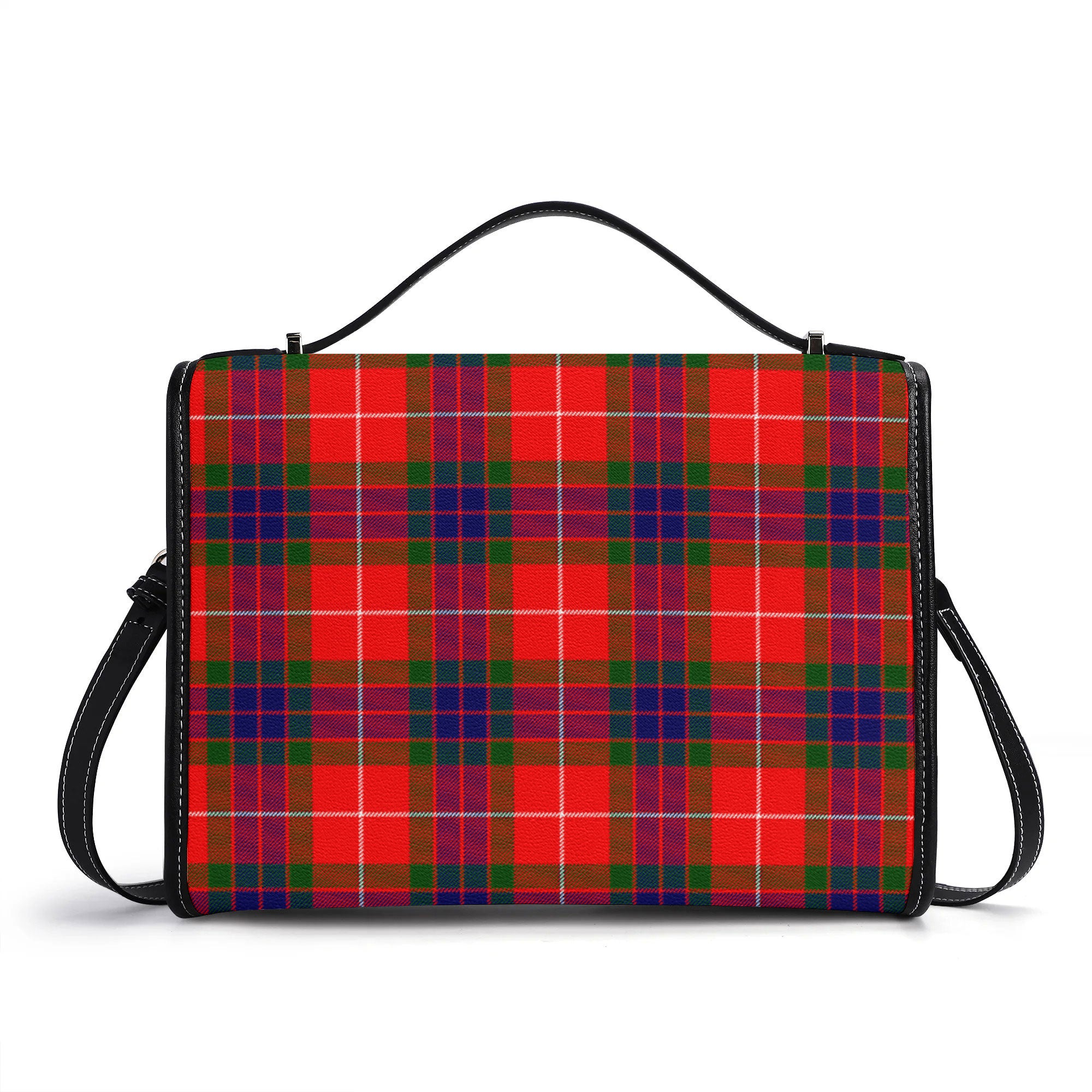 Abernathy Tartan Crest Satchel Bag
