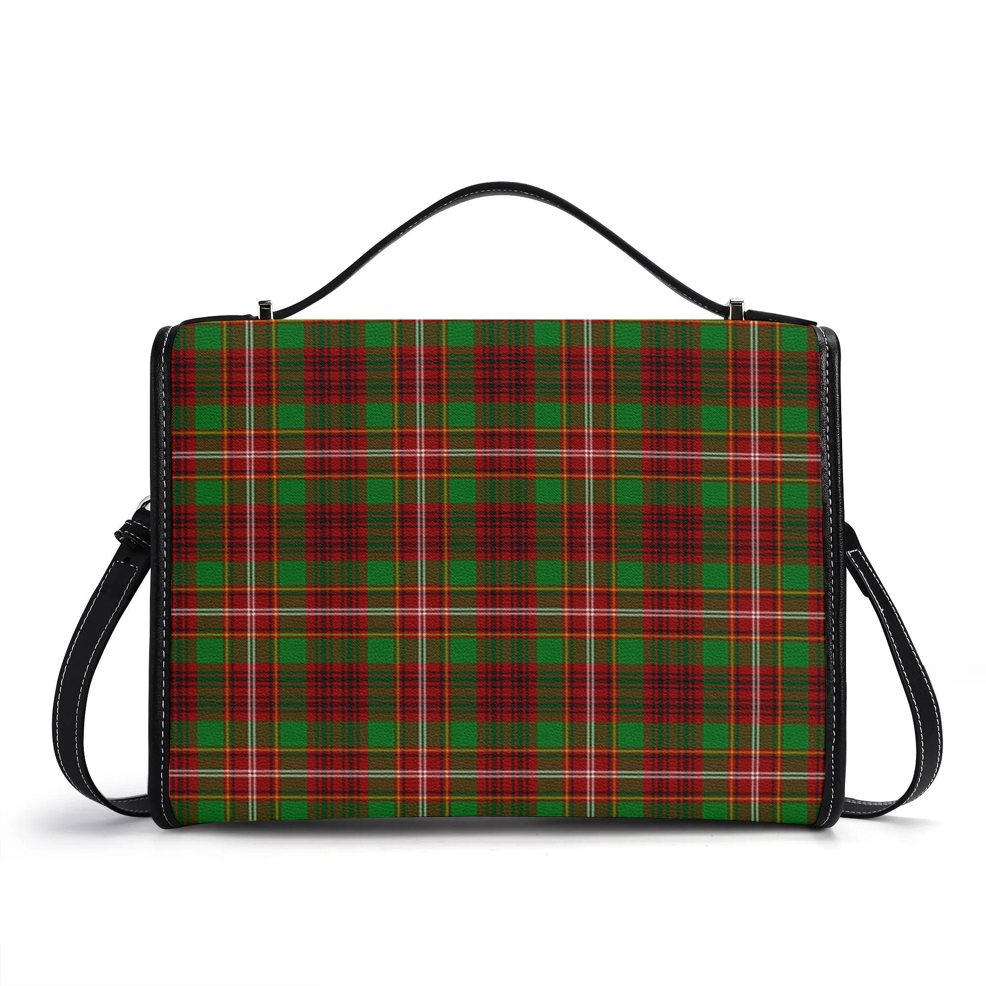 Ainslie Tartan Crest Satchel Bag