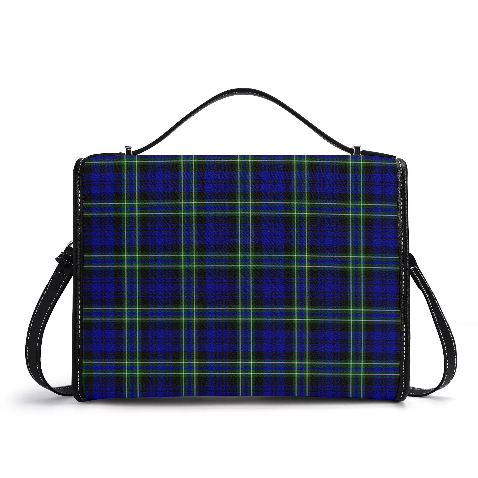 Arbuthnot Modern Tartan Crest Satchel Bag