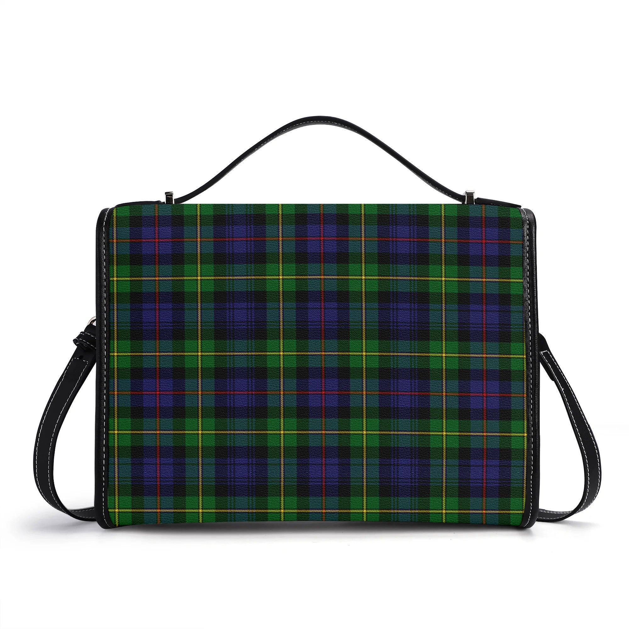 Baillie Tartan Crest Satchel Bag