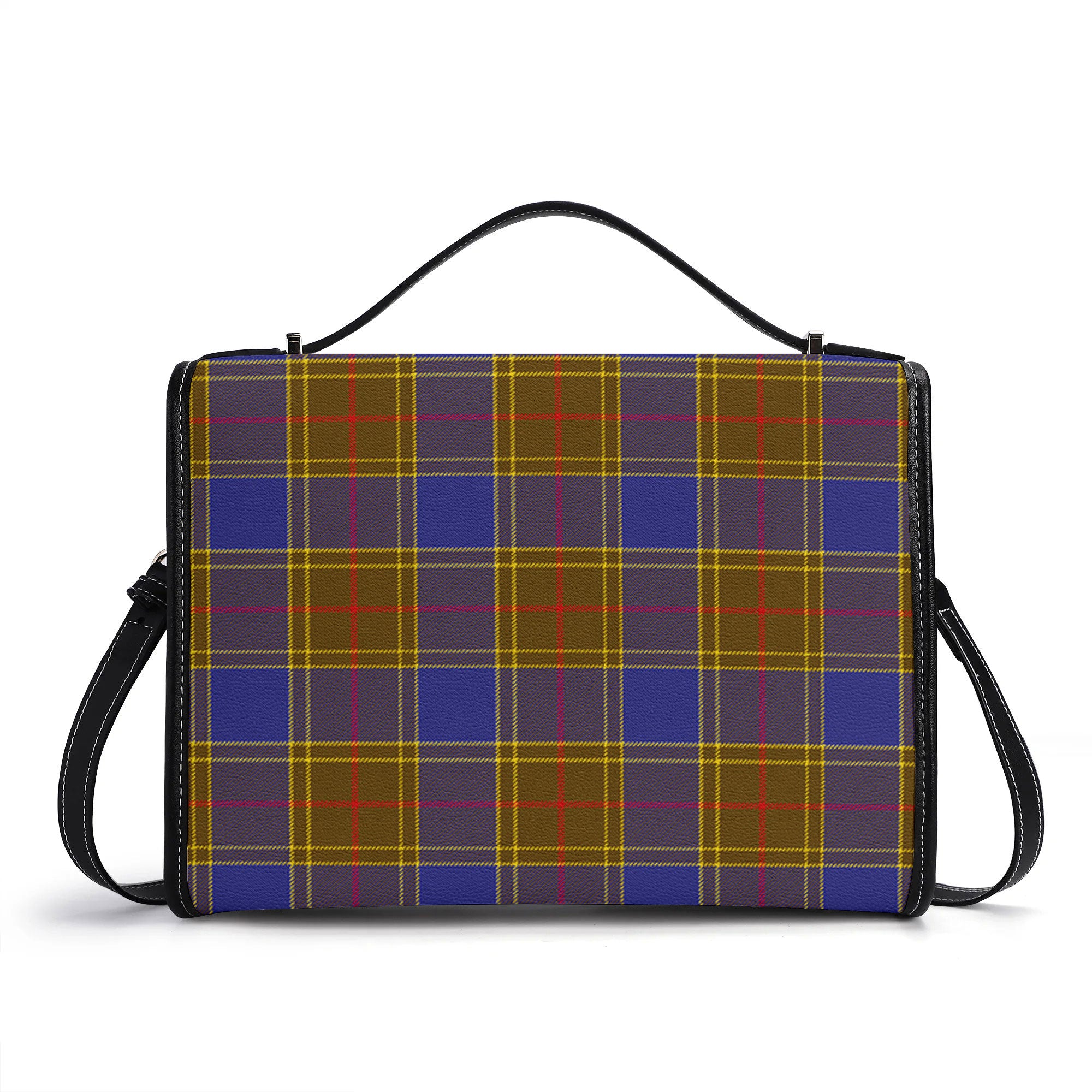 Balfour Modern Tartan Crest Satchel Bag