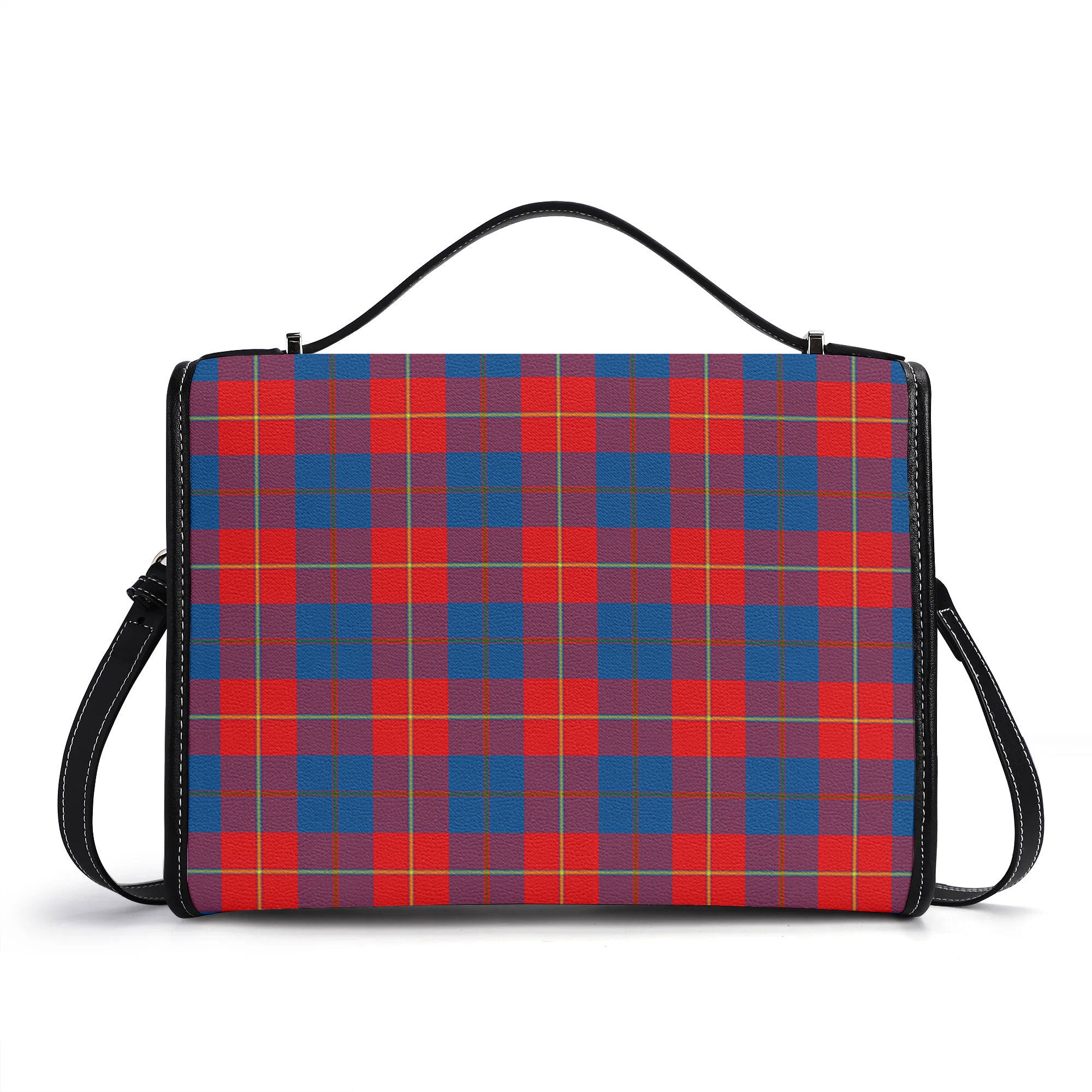 Blane Tartan Crest Satchel Bag