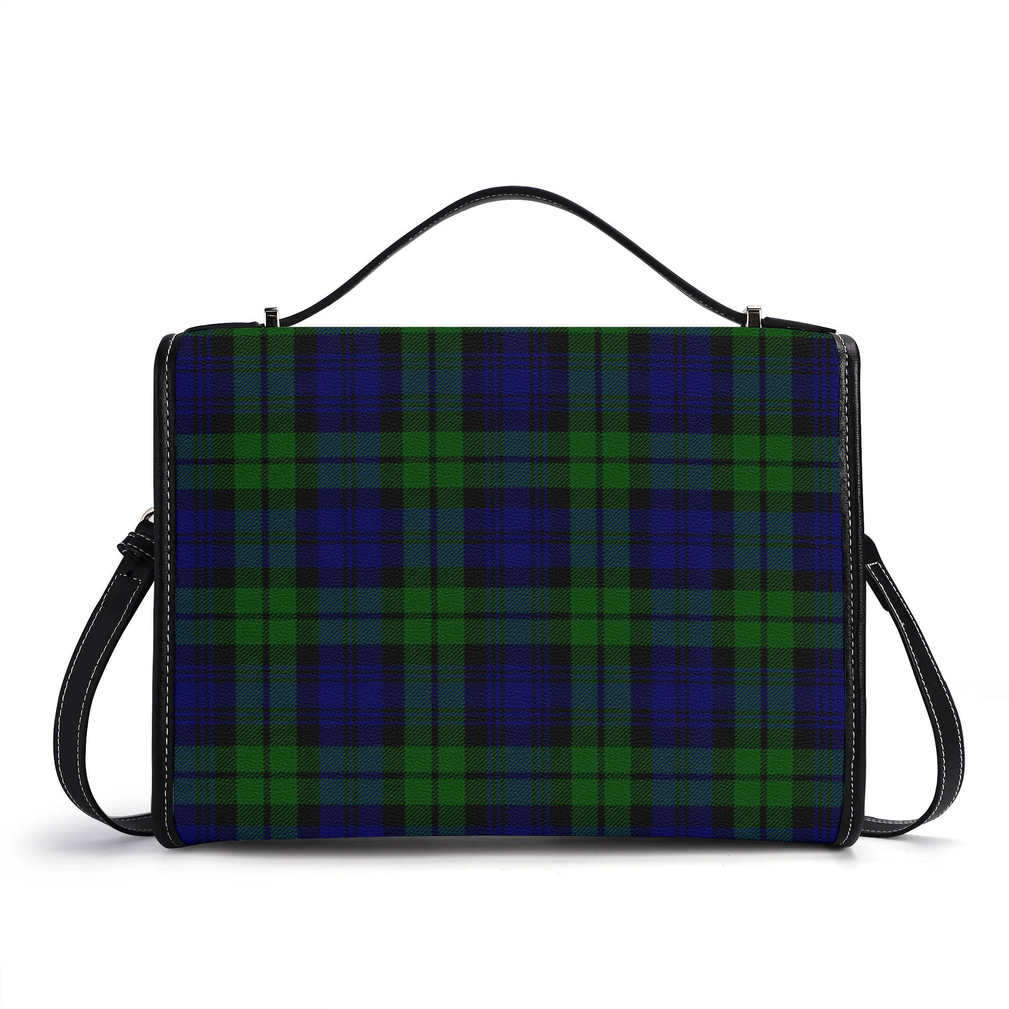 Campbell Modern Tartan Crest Satchel Bag