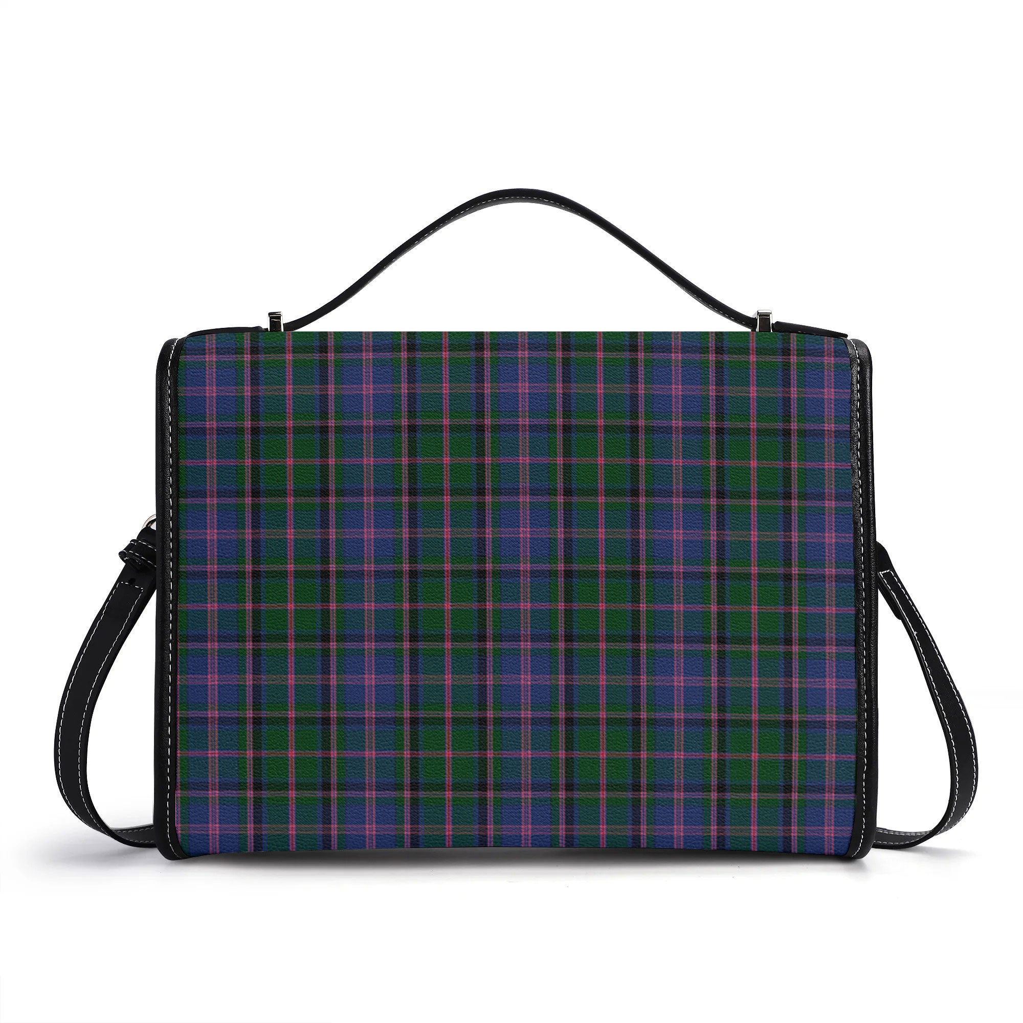 Cooper Tartan Crest Satchel Bag