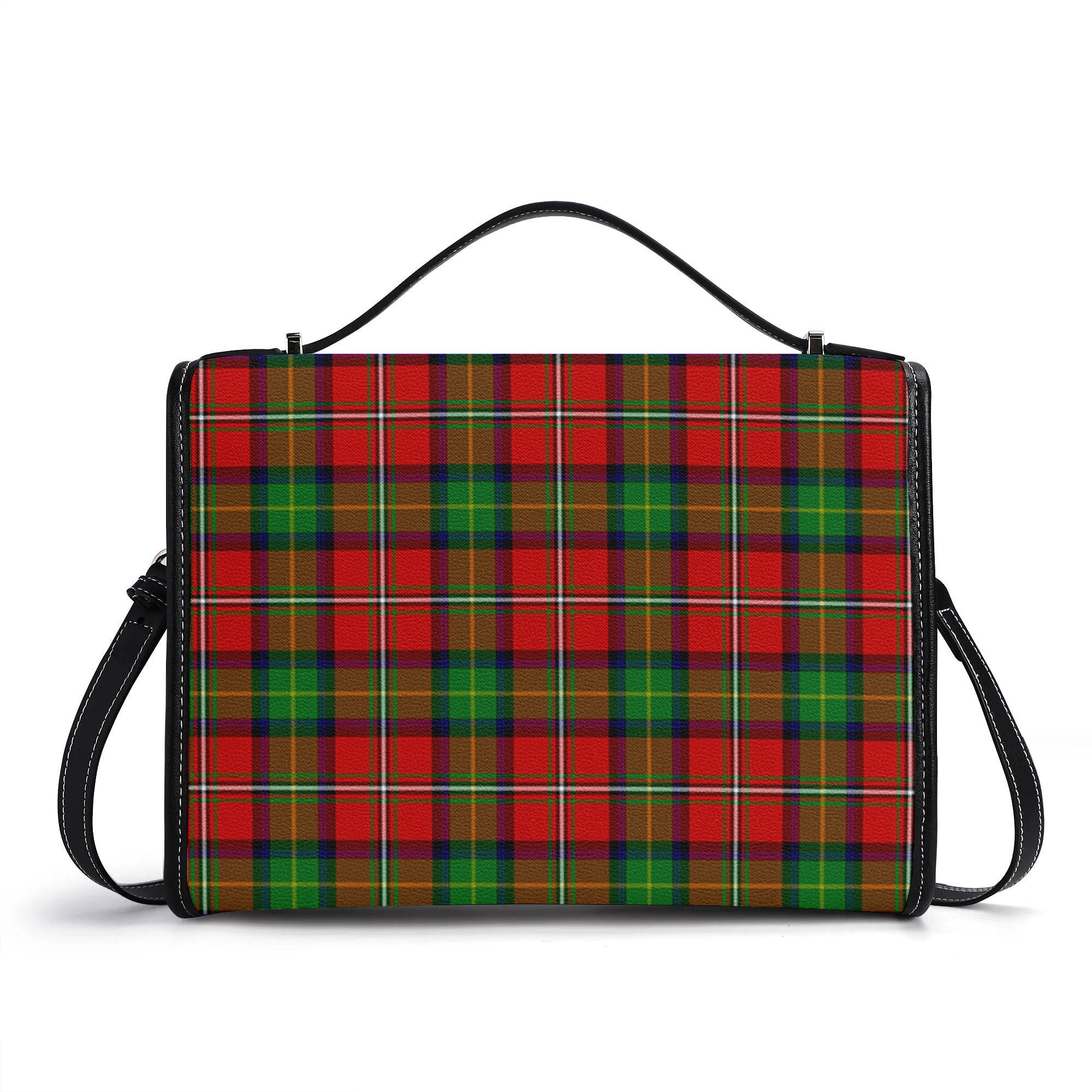 Fullerton Tartan Crest Satchel Bag