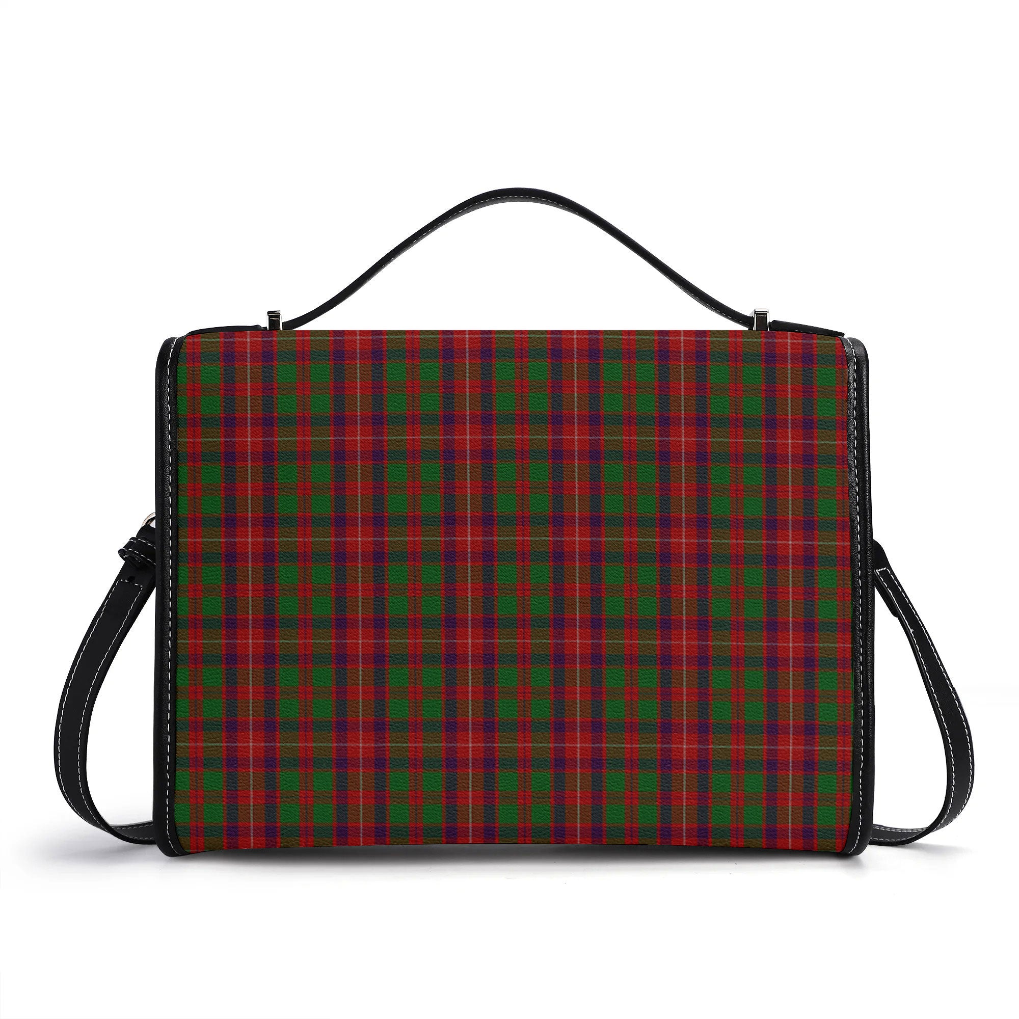 Geddes Tartan Crest Satchel Bag