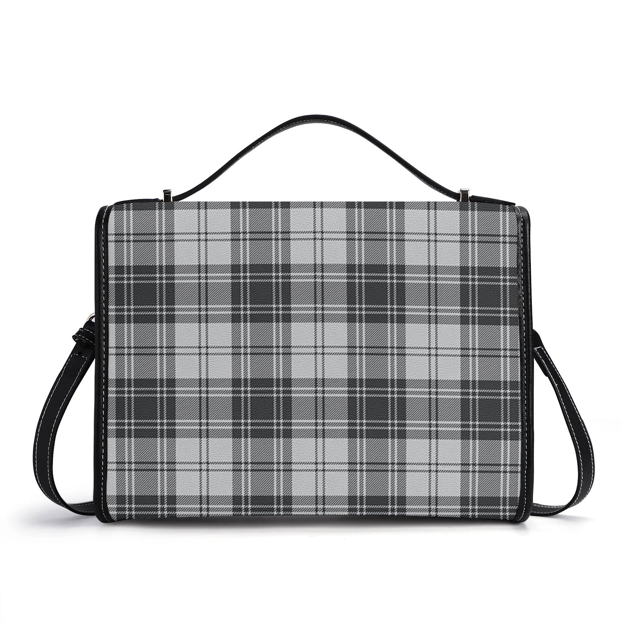 Glen Tartan Crest Satchel Bag